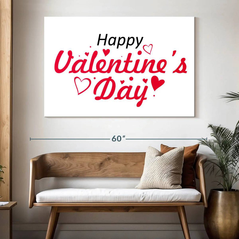 Tergel simple pour la Saint-Valentin, H 34 po x l 51 po