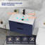 Ensemble de meuble-lavabo mural simple 30 po avec lavabo, robinet en alliage de zinc et tiroirs à fermeture en douceur Ciarra Sharee-632810194