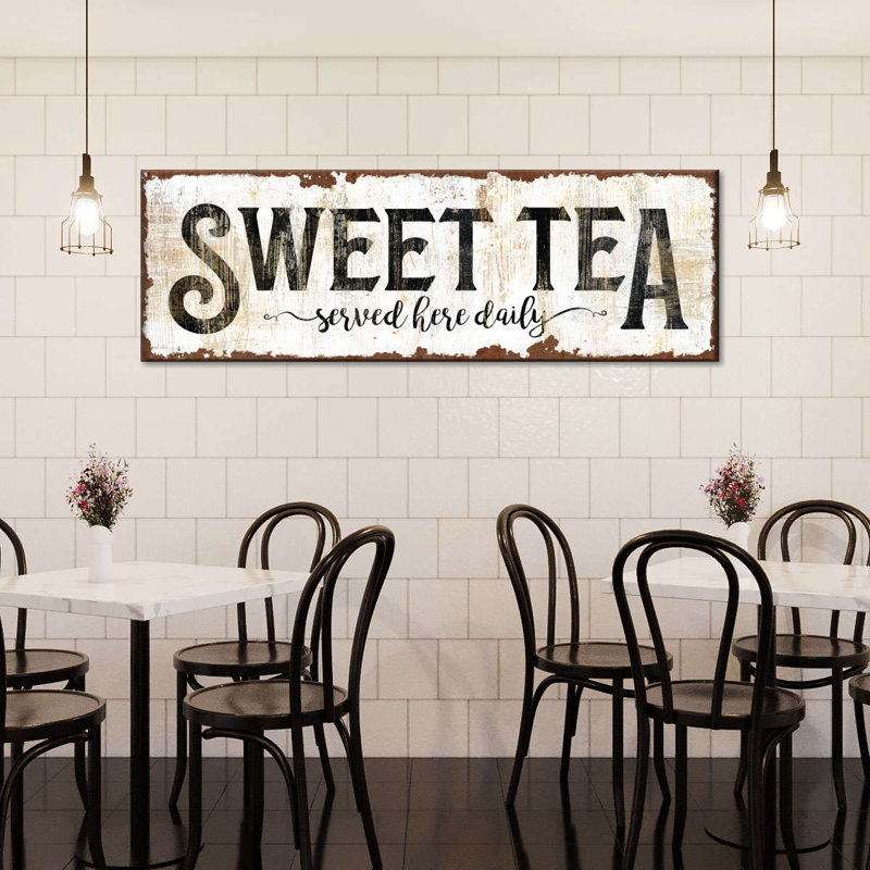 Signe «Sweet Tea», H 24 po x l 8 po x P 1 po