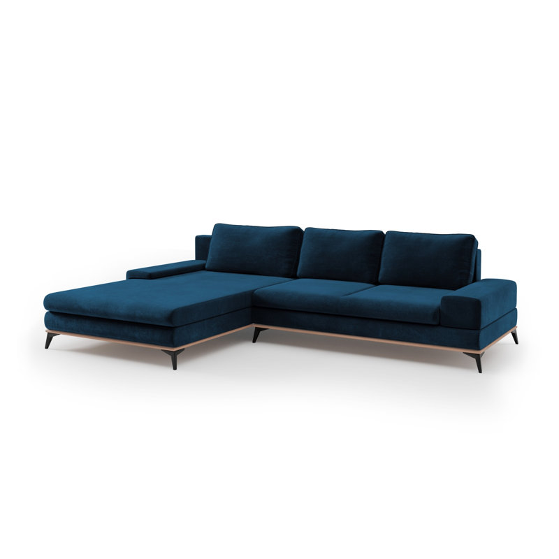 Cuiksa 5 Seater Sofa Bed, Left Hand Facing, Blue