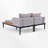 55.02 " W Patio Daybed with Cushions-95943466
