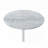 Height Adjustable End Table with Gray Marble Textured Top – 15.5”