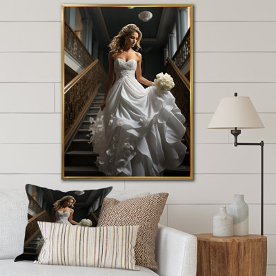 «Wedding Bride Elegance», reproduction sur toile