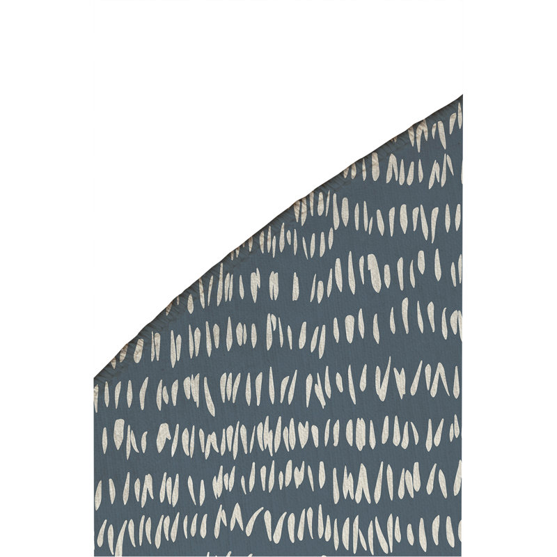 Crop Row Non-Slip Outdoor Rug, Round 5'