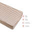 Stripe Quilted Muslin Changing Pad Cover-1590599953