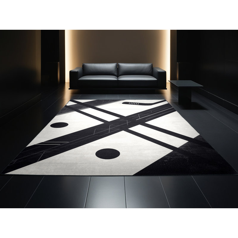 Tapis géométrique moderne et contemporain Soft, 2x5