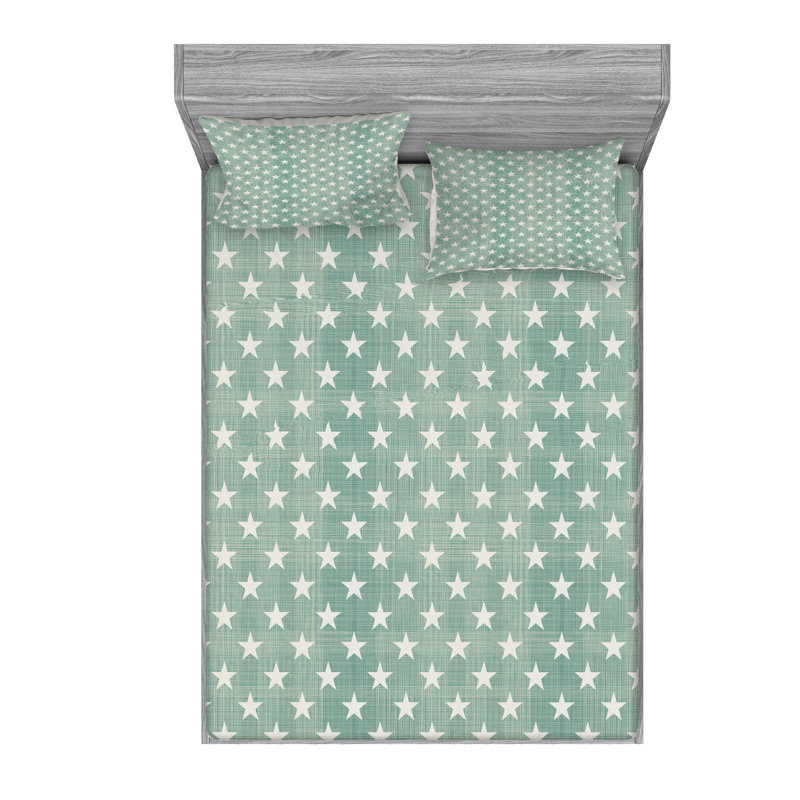 Microfiber Sheet Set, Queen Sheet Set with Fitted Sheet