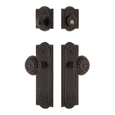 Nostalgic Warehouse Meadows Entry Set with Meadows Knob