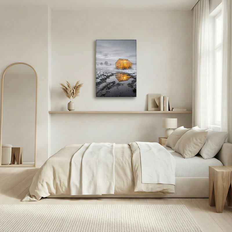 Ensemble de 1 tableau sur toile représentant une serre d'hiver, 36"H x 24"W, Wrapped Canvas