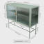 Buffet de 43,4 po Dilana, crédence de rangement, armoire de buffet-302562589