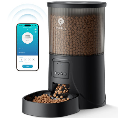Automatic Cat Feeder 5Ghz WiFi APP Control Cat Food Dispenser
Auto Pet Feeder for Cats and Small Dog Indoor- Easy to Set and Clean, Dual Power, 1-6 Meals/Day, Timed Precise Feeding