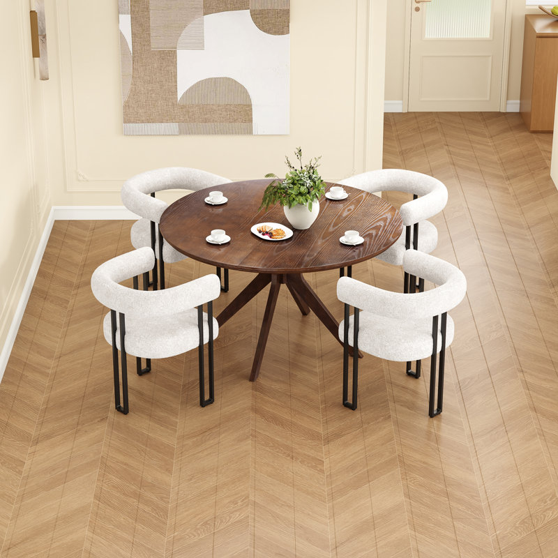 5-person Dining Set, Beige
