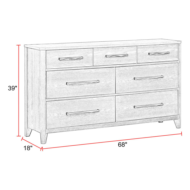 7 Drawer Dresser