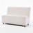 49 Inch Beige Boucle Cover Fabric Loveseat With 25D High-Density Sponge Cushion, Modern Sofa For Comfort And Style