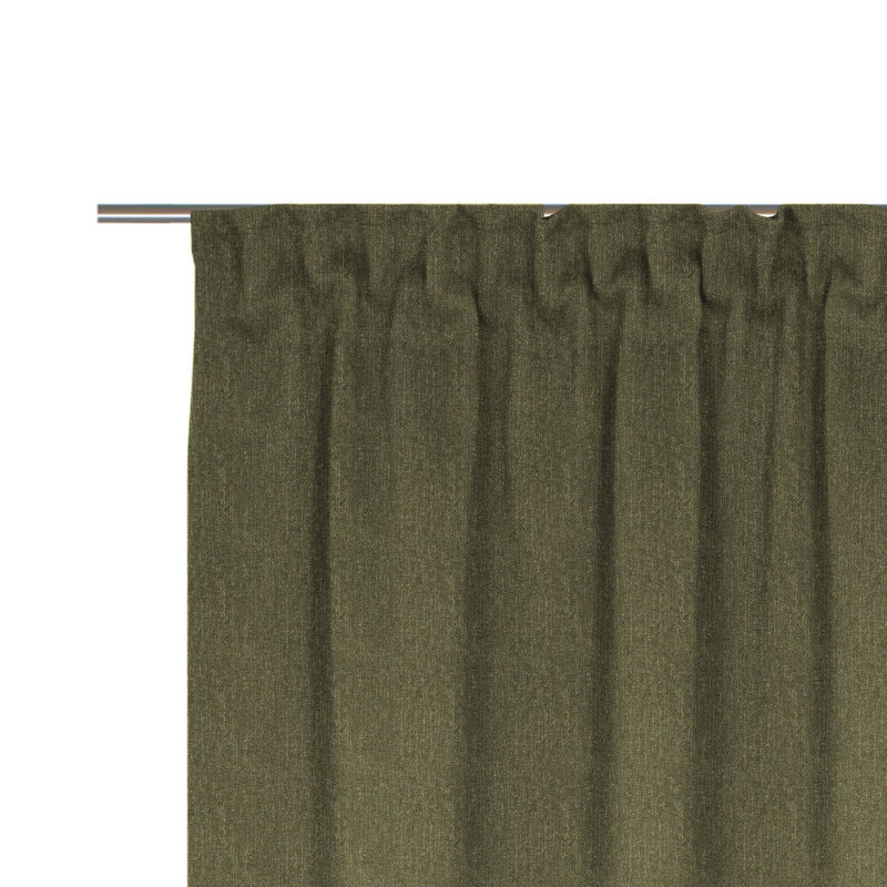 Torbole Room Darkening Curtain, 132cm wide x 395cm high, Moss green