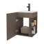 Meuble-lavabo de salle de bain H 23,7 po, 1 porte, 3 tablettes-1636702329