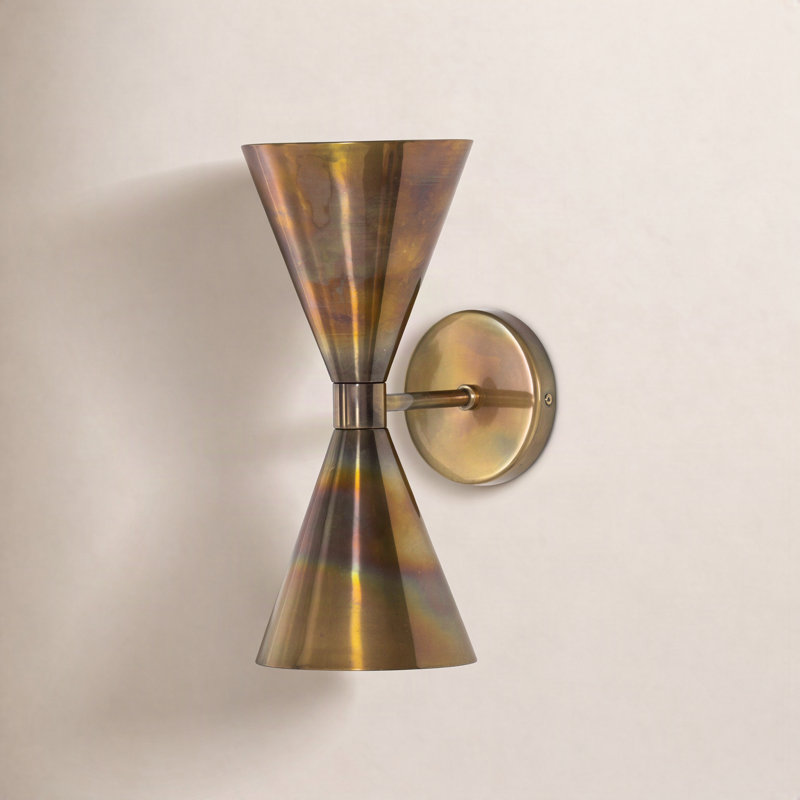 Lomnick Sconce-Burnt Brass