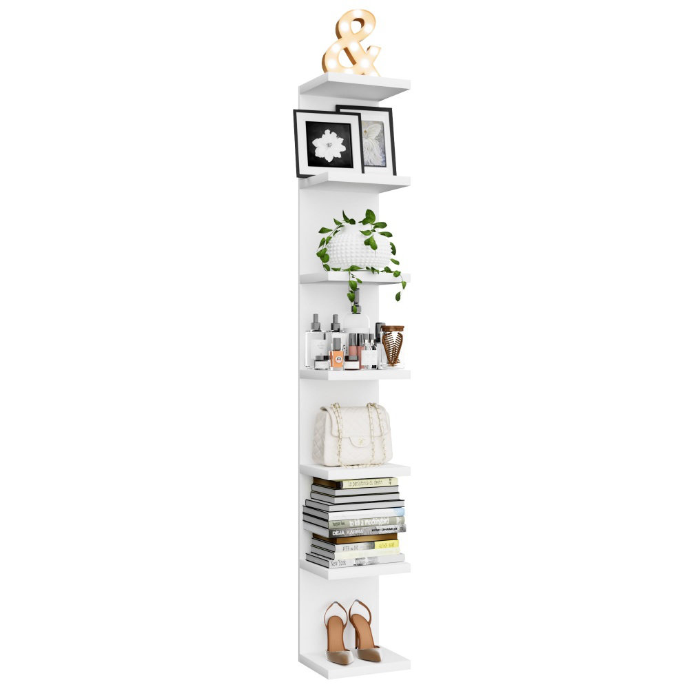 RELPOX 7 Tier Wall Shelf Unit, Floating Shelves for Storage Home ...