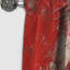 Rouge gris majestueux mouvement en spirale - rideau en spirale - rideau occultant abstrait - 1 panneaux-107631099