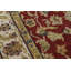 Tapis beige et vin de haute qualité noué à la main