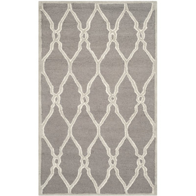 Tapis en laine touffeté à la main Cannen