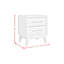 Weathers 2-Drawer Nightstand in Almond