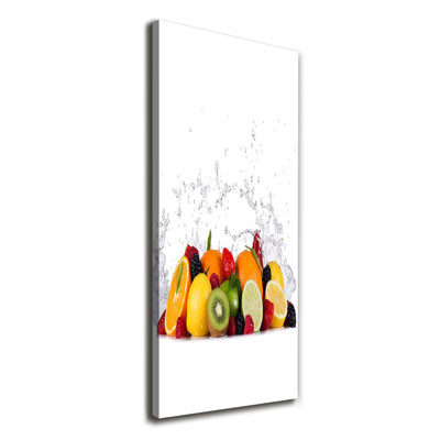 Fruits - Wrapped Canvas Print