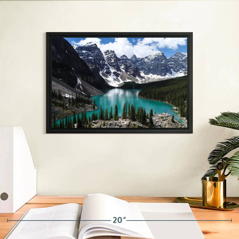 Paysage d'Alvord Lake Louise, H 9 po x l 13 po