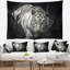 Tapisserie blanche de tigre Animal-28484028
