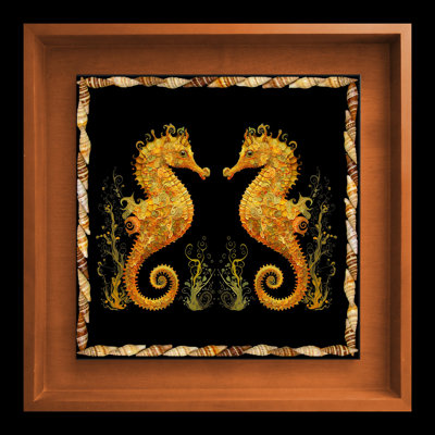 Finished Art-Twin Seahorses