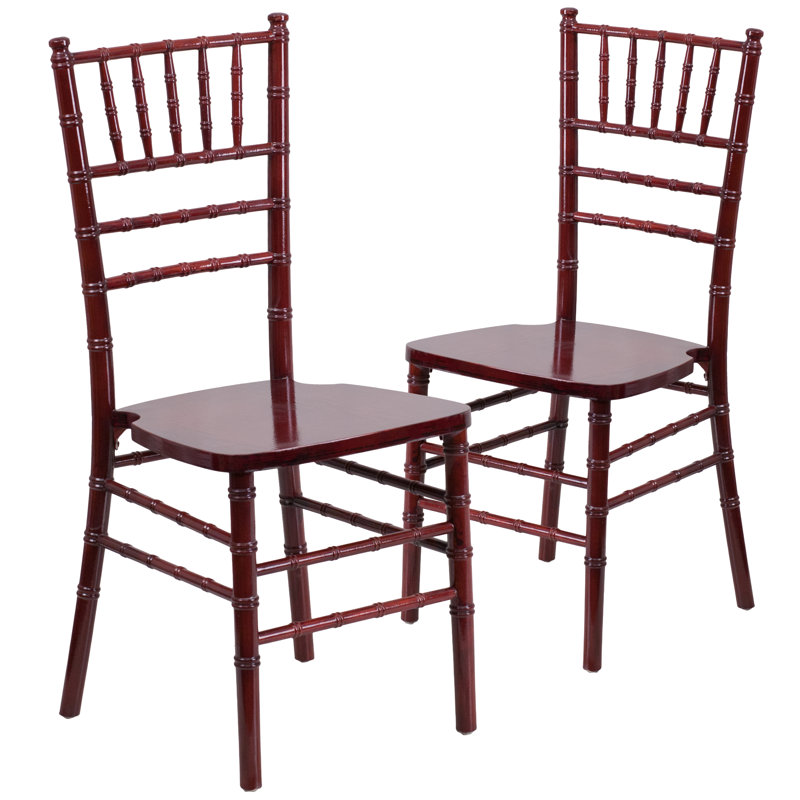 Fauteuil Chiavari Yasmin, Acajou