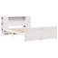 Bookcase Bed Without Mattress White Solid Wood Pine-1804727743