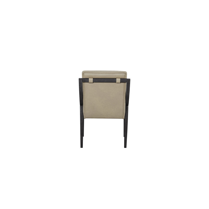 Fauteuil en cuir Sling - poivre