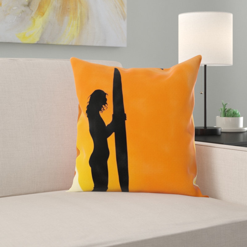 Housse et insert de coussin carré Surfer