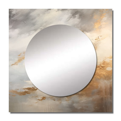 Izik - Storms Large Square Mirror Wall Decor For Bedroom