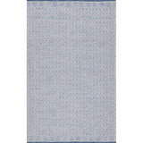 Global Recycled Standard Pearly Hand-Woven Loop Pile Recycled Rug Denim Blue