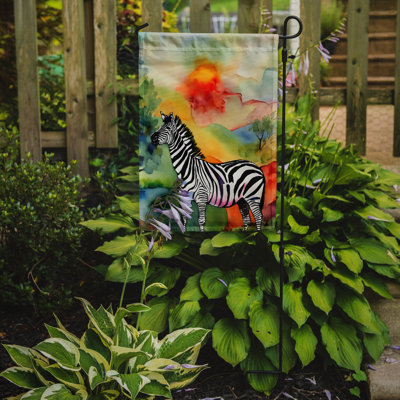 Drapeau de jardin zèbre