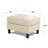 Bella Leather Storage Ottoman