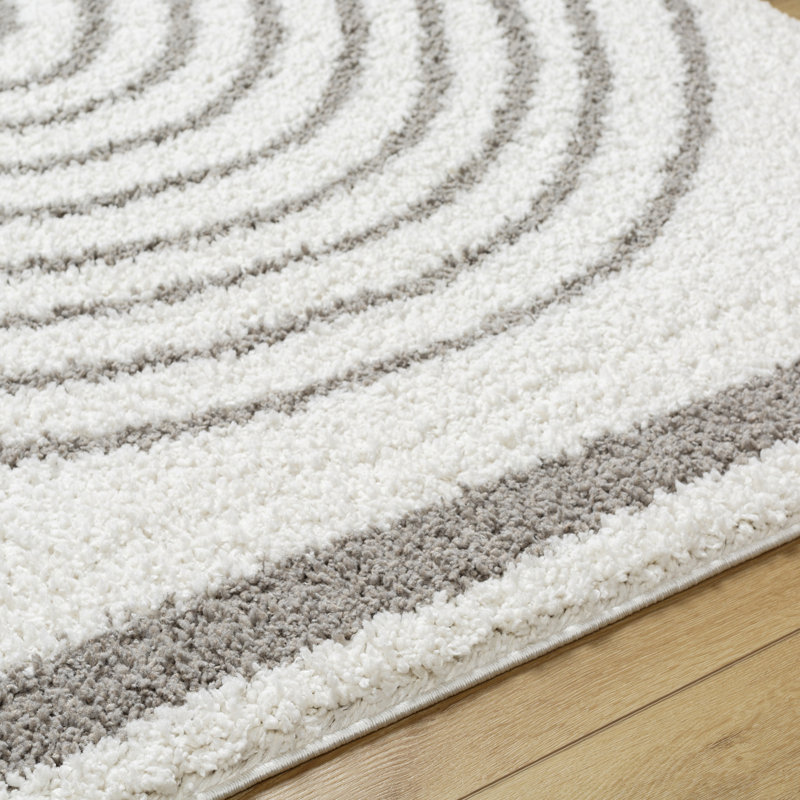 Hsin Geometric Indoor Rug, Rectangle 6'7" x 9'