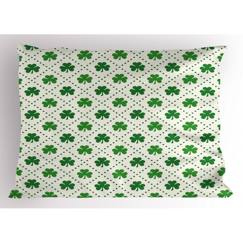 Flowers Polyester Damask Sham Set, Twin