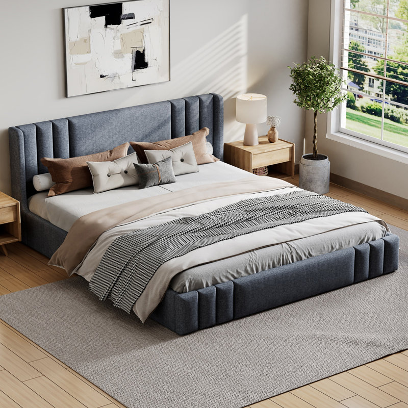 Base de lit tapissier grand format