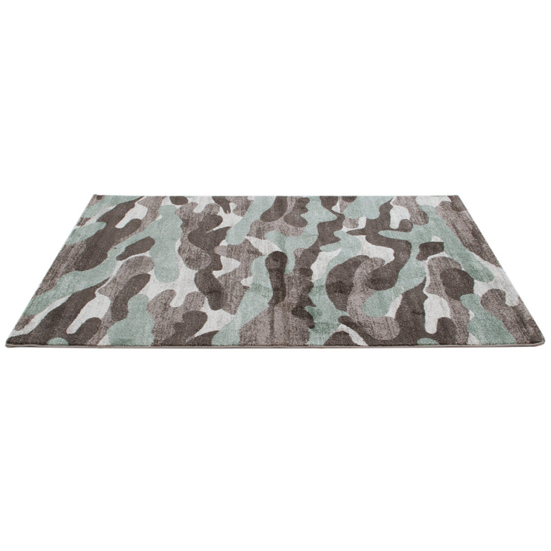 Giasa Machine Woven Grey Indoor Rug, Rectangle 160 x 230cm