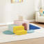 AIYAPLAY Soft Play Set 8 Piece Foam Blocks for Toddler 0.5-3 Years Blue