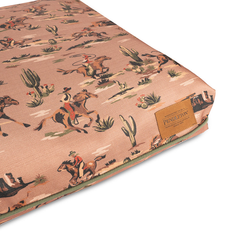 Napper toutes saisons Pendleton, Medium (36"w x 27"d x 4"h), Cowboy Plains