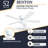 Benton 52" Ceiling Fan with LED Light-722743