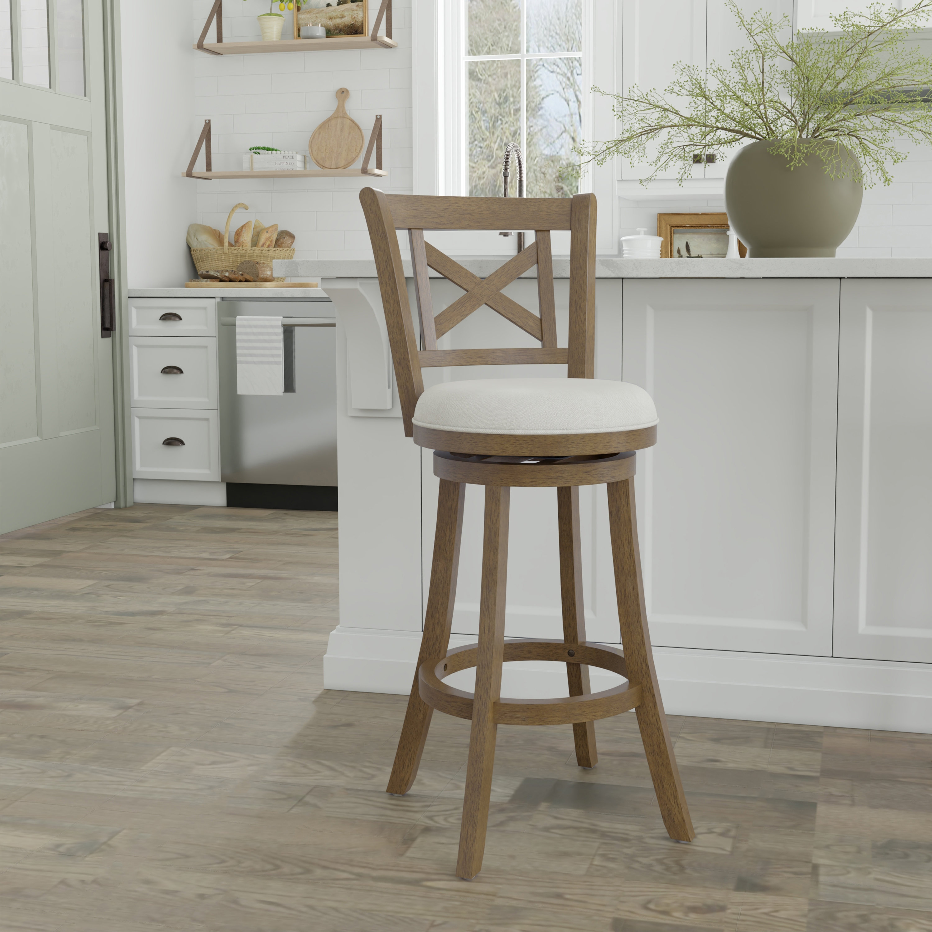 Lark Manor Anapaola Swivel Stool & Reviews Wayfair