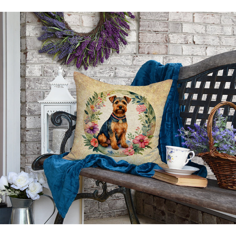 Other/No Pattern Outdoor Throw Pillow, 18" H x 18" W x 4" D