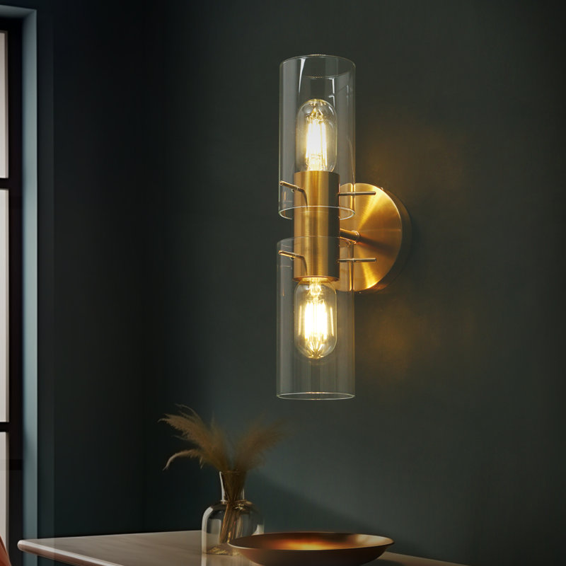 1- Light 13.4'' H Iron Wall Sconce