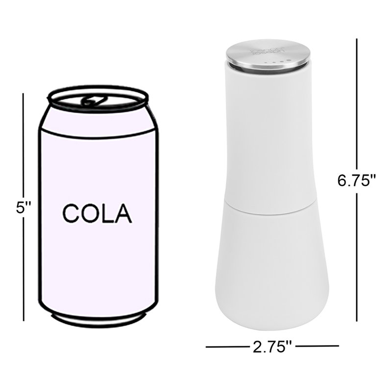 Joseph Joseph Milltop Non-Spill Salt and Pepper Mill Set, Sky