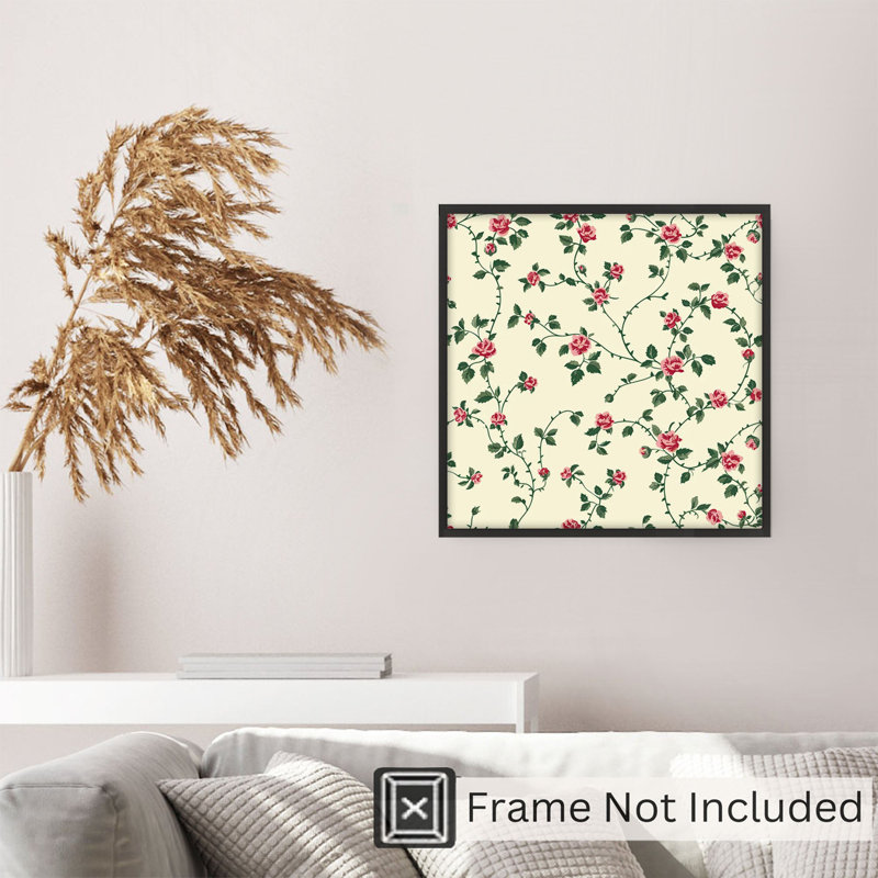 Motif floral de fleurs printanières I, H 14 po x l 14 po